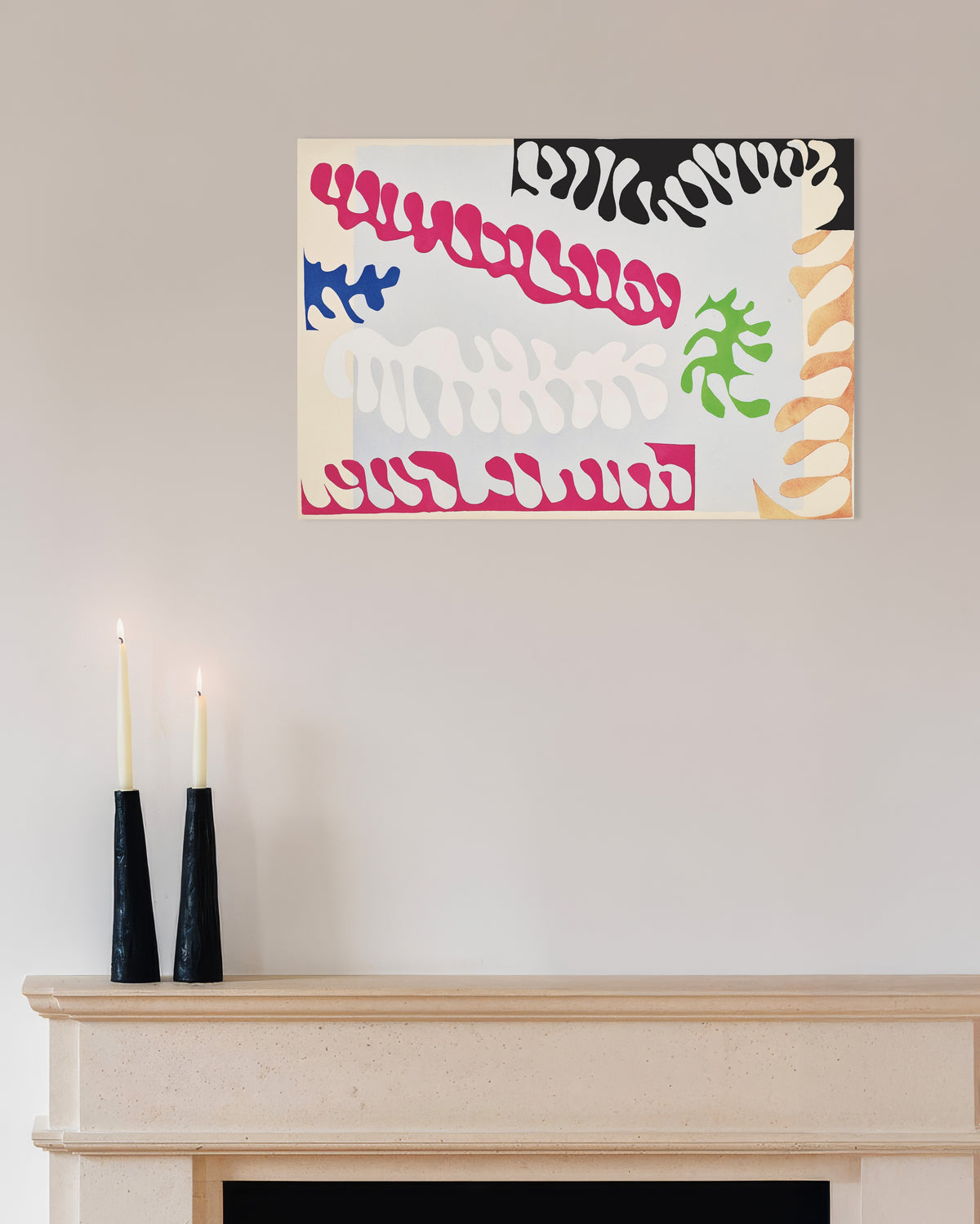 Poster de Le Lagon en rose et blanc (Jazz, 1947) de Henri Matisse