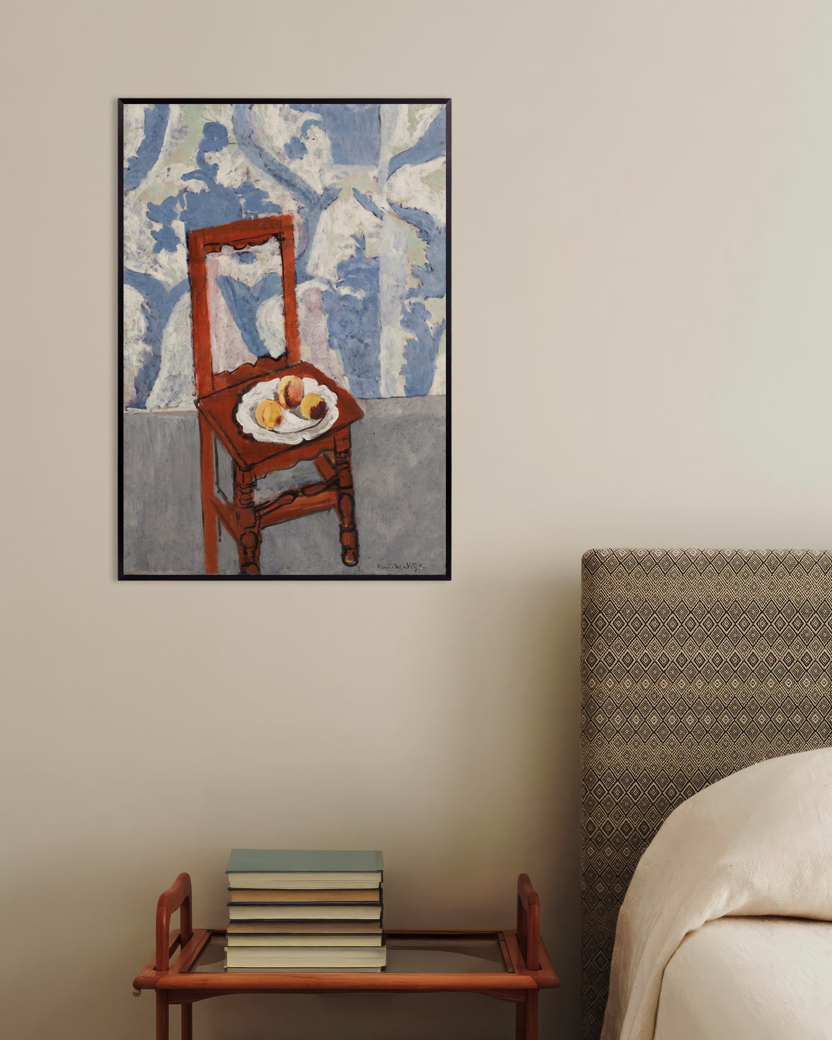 Poster de La Chaise lorraine (1919) de Henri Matisse, avec un cadre en métal