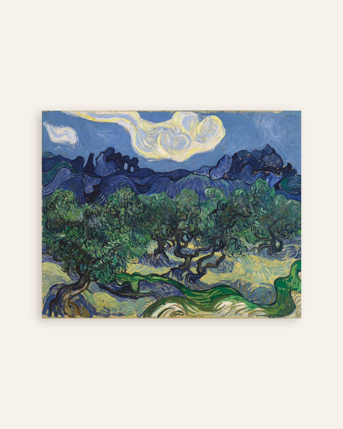 Poster de Les Oliviers (1889) de Vincent van Gogh, vignette
