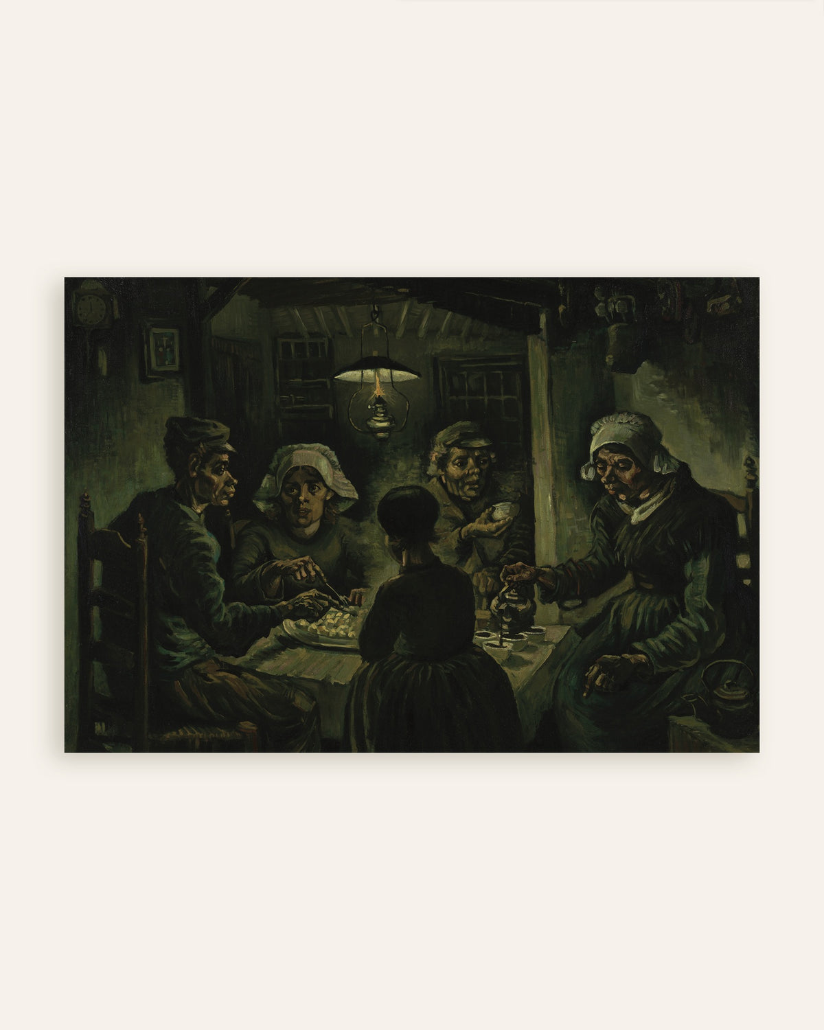 Affiche « Les Mangeurs de pommes de terre » (1885) de Vincent van Gogh, vignette