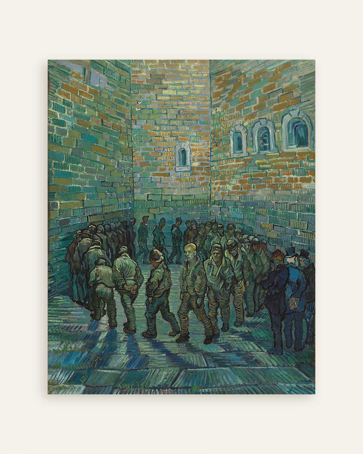 Poster de La Cour de la prison, d’après Doré (1890), par Vincent van Gogh, miniature