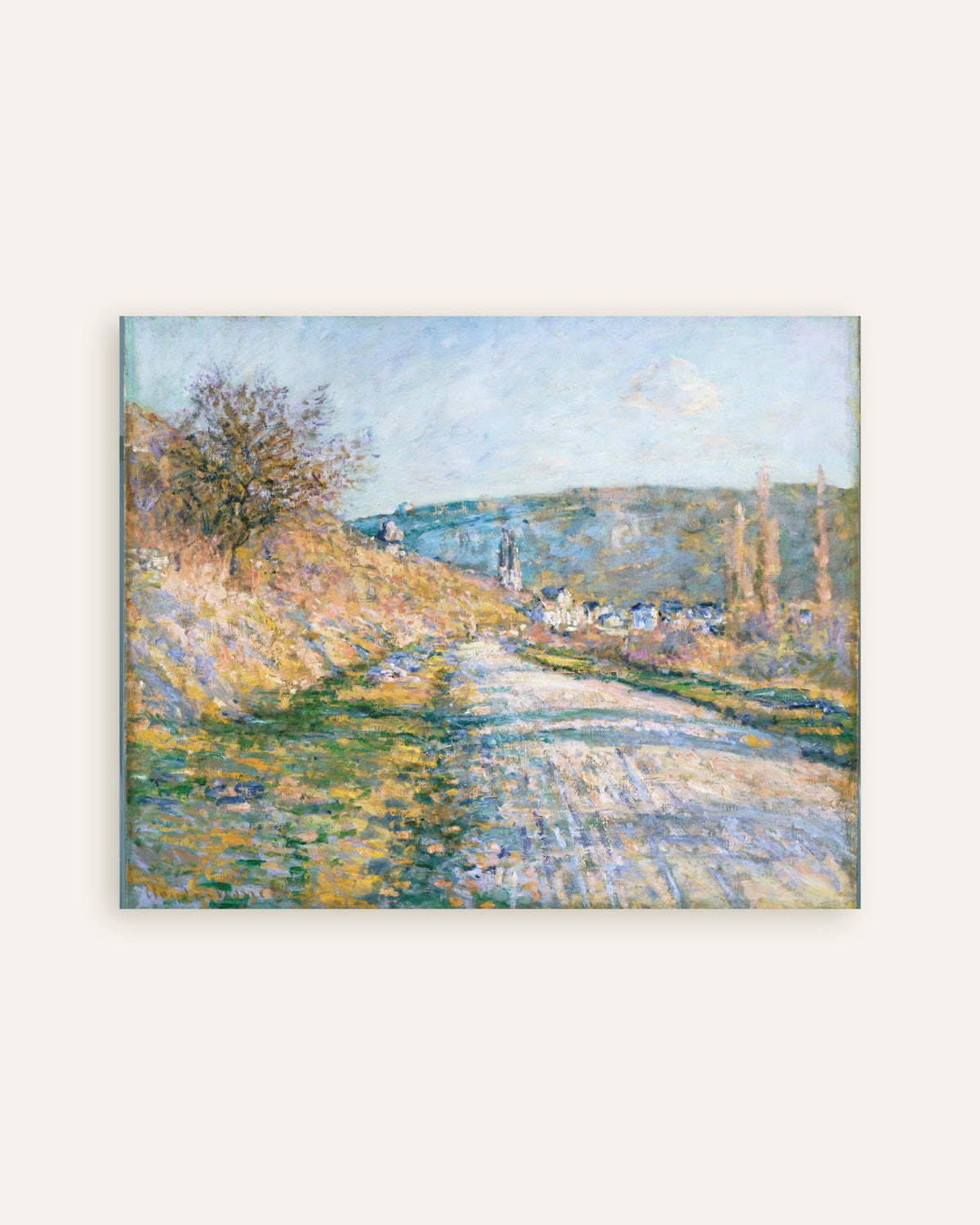 Affiche La Route de Vétheuil (1879) de Claude Monet, miniature