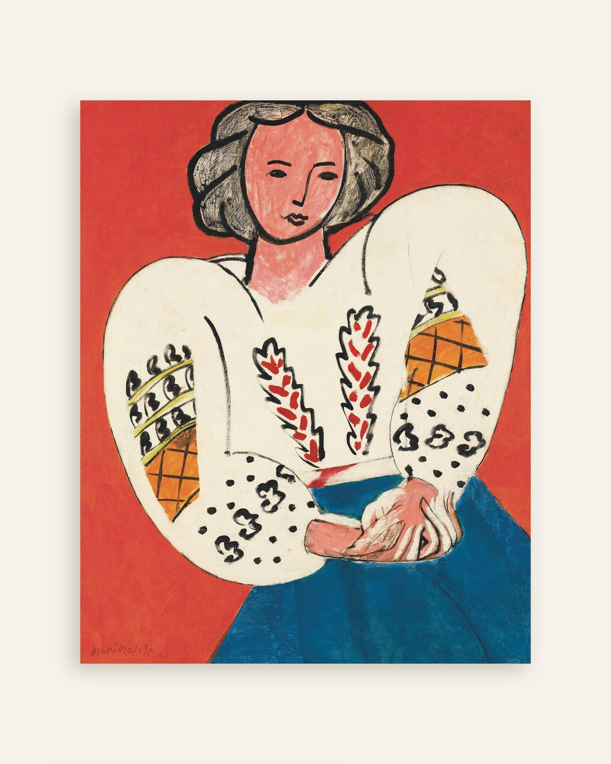 Poster de La blouse roumaine (1940) par Henri Matisse, vignette