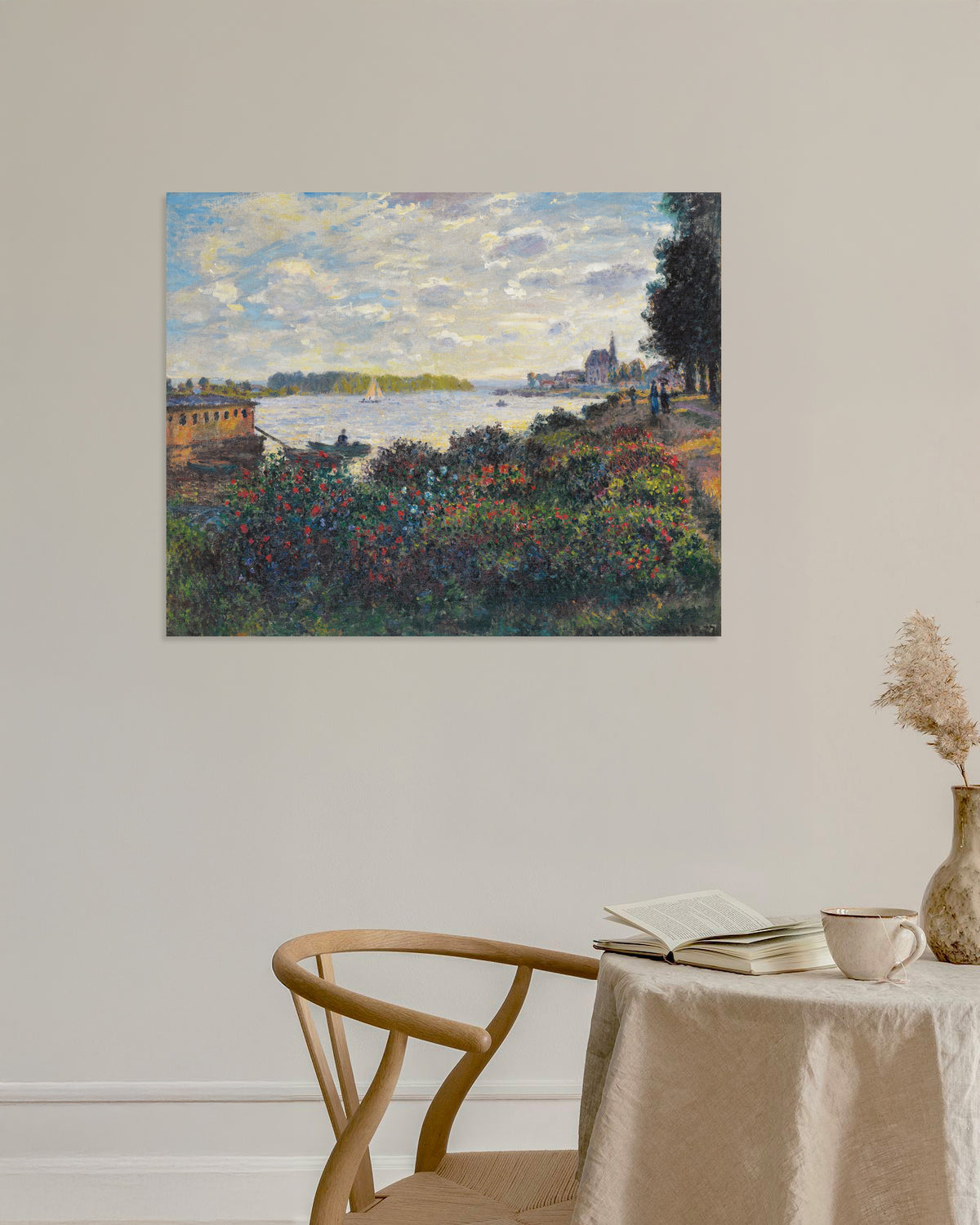 Affiche La Seine à Argenteuil (1877) de Claude Monet