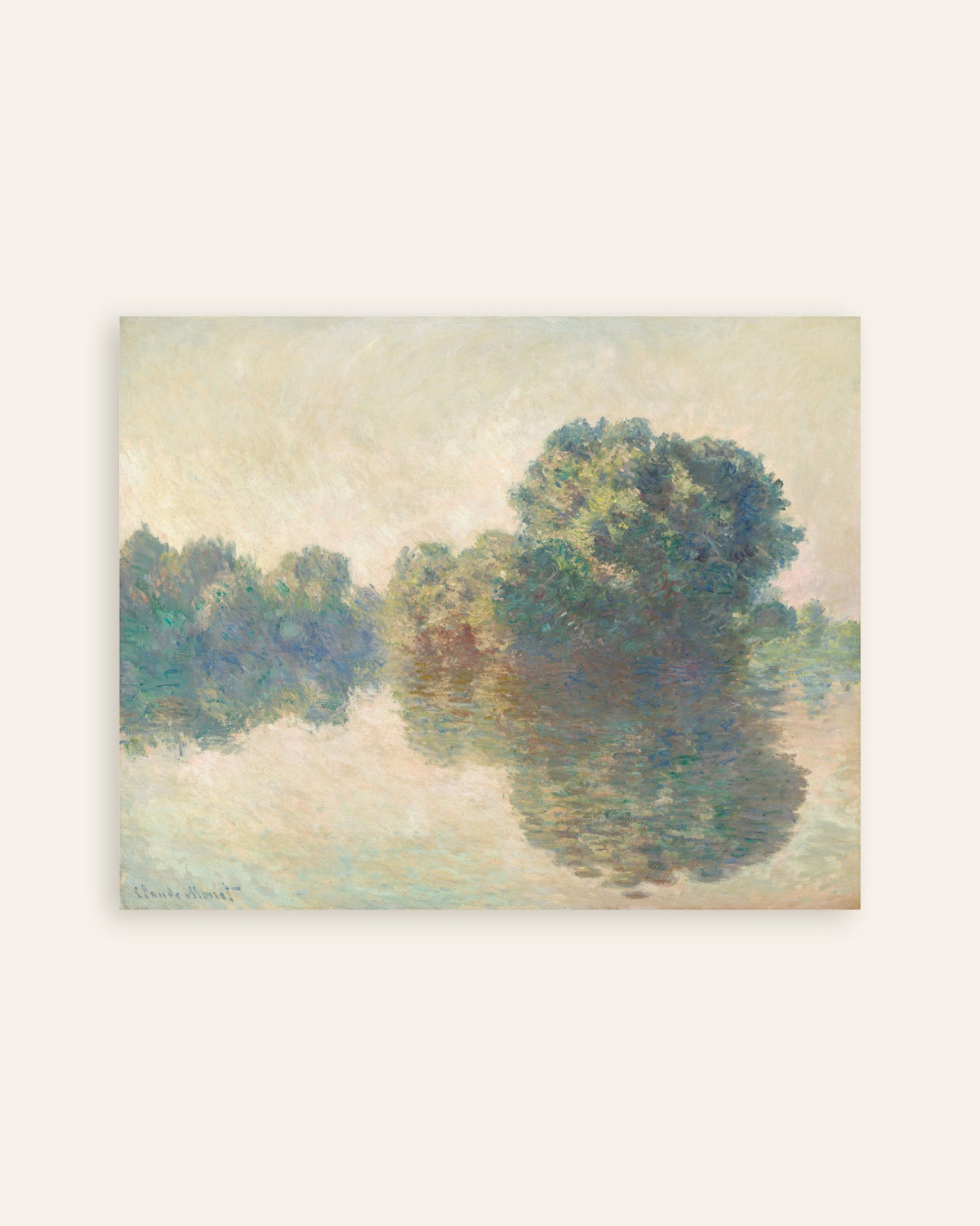 Affiche La Seine à Giverny (1897) de Claude Monet, miniature