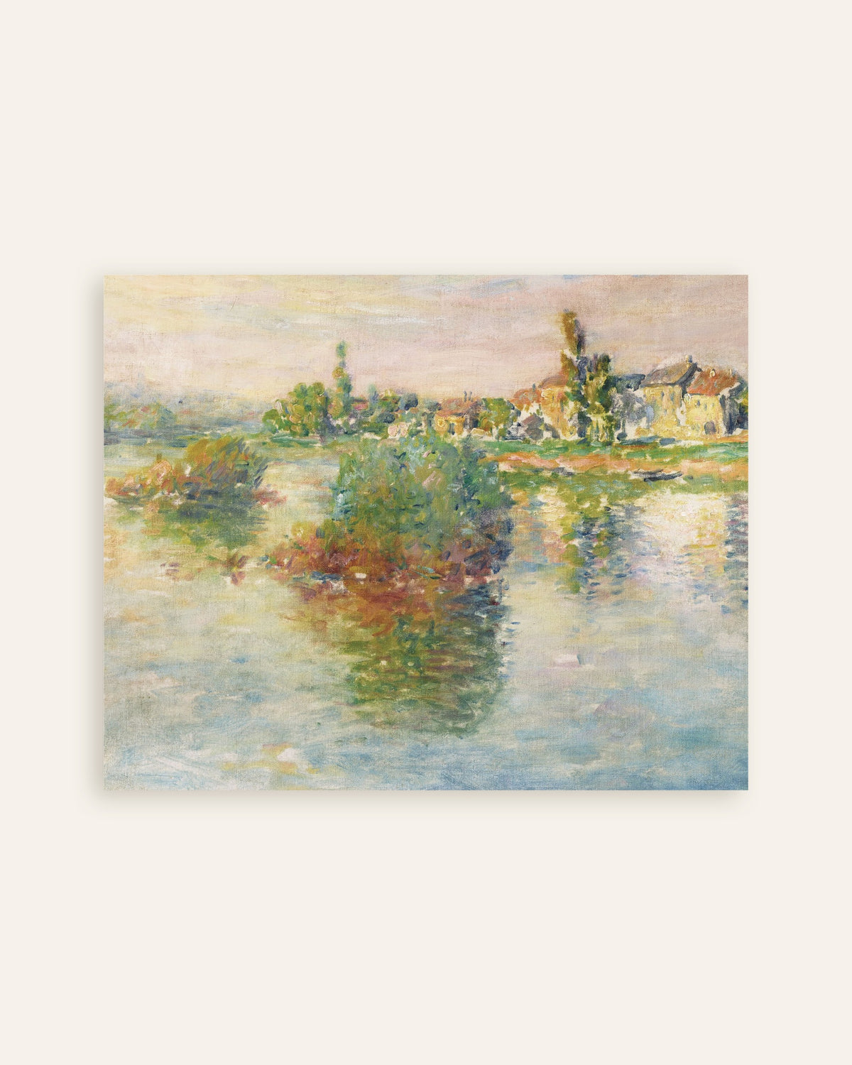 Affiche La Seine à Lavacourt (1879) de Claude Monet, miniature