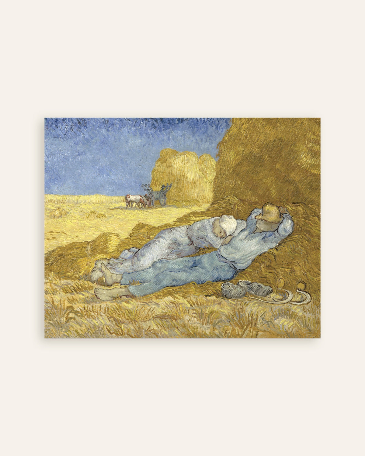 Poster de La Sieste, d’après Millet (1890), de Vincent van Gogh, miniature
