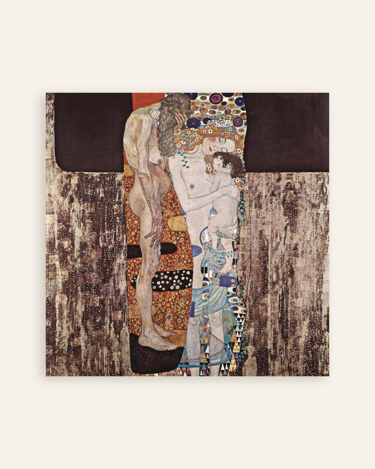 Affiche Les Trois Âges de la femme (1905) de Gustav Klimt, miniature