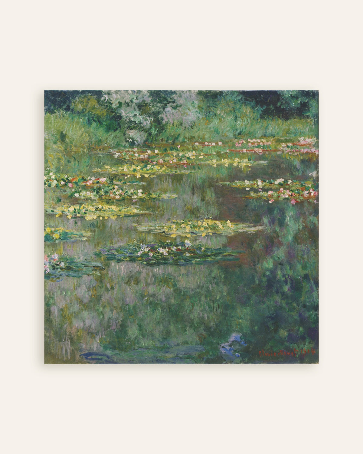 Affiche Le Bassin aux nymphéas (1904) de Claude Monet, miniature