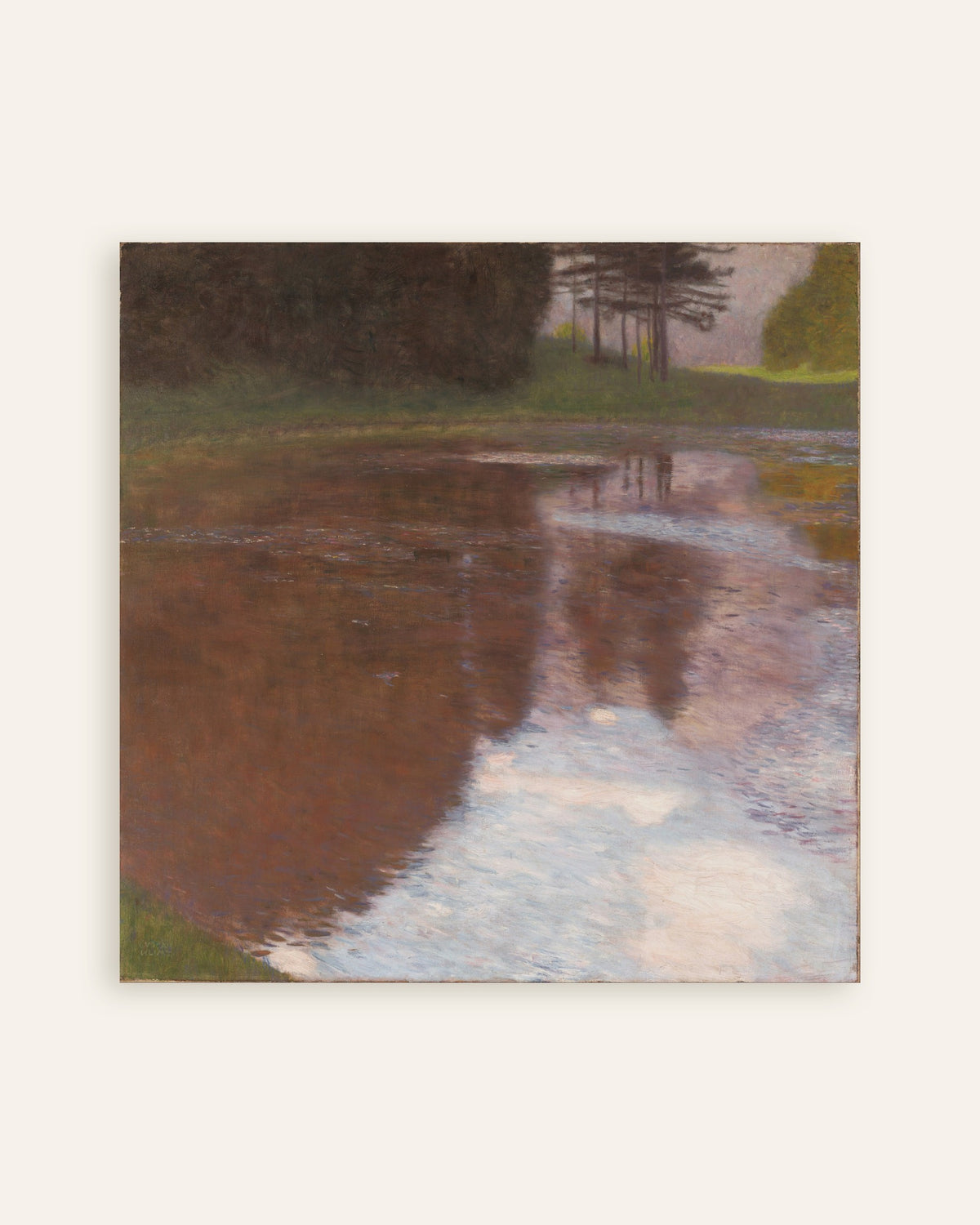Affiche Étang tranquille (1899) de Gustav Klimt, miniature