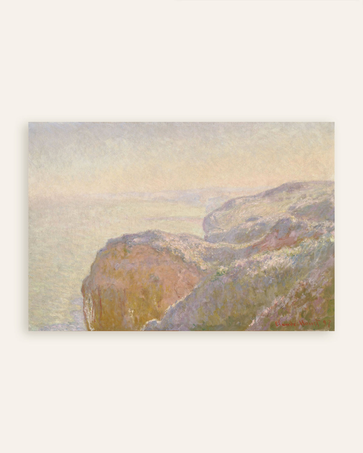 Affiche Val-Saint-Nicolas, près de Dieppe, matin (1897) de Claude Monet, miniature