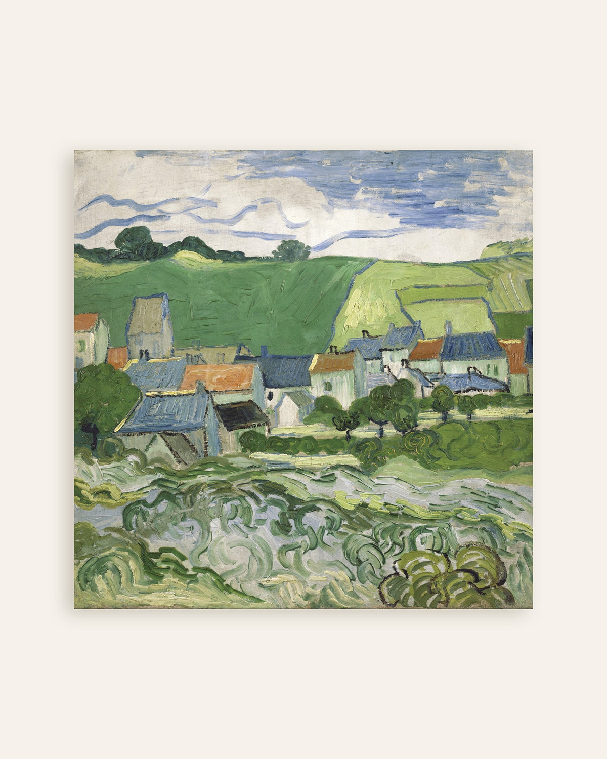 Poster de Vue d’Auvers (1890) de Vincent van Gogh, vignette