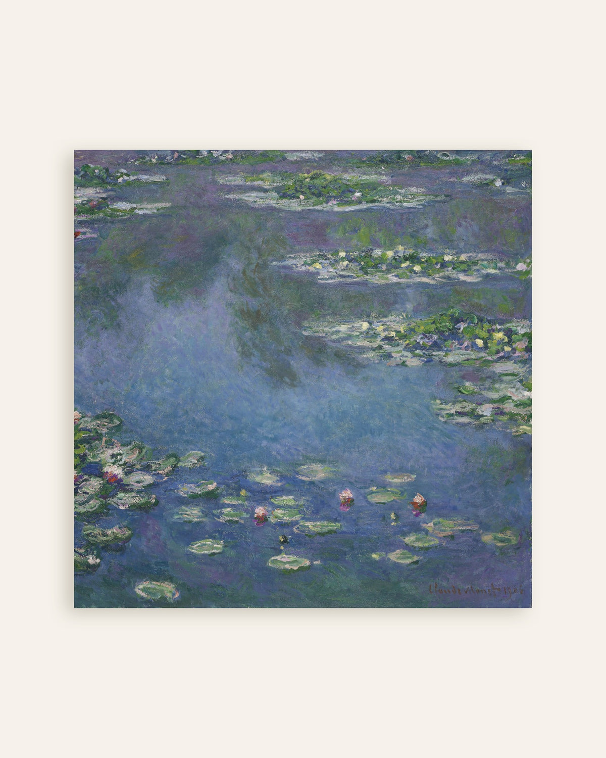 Affiche Nymphéas (1906) de Claude Monet, miniature