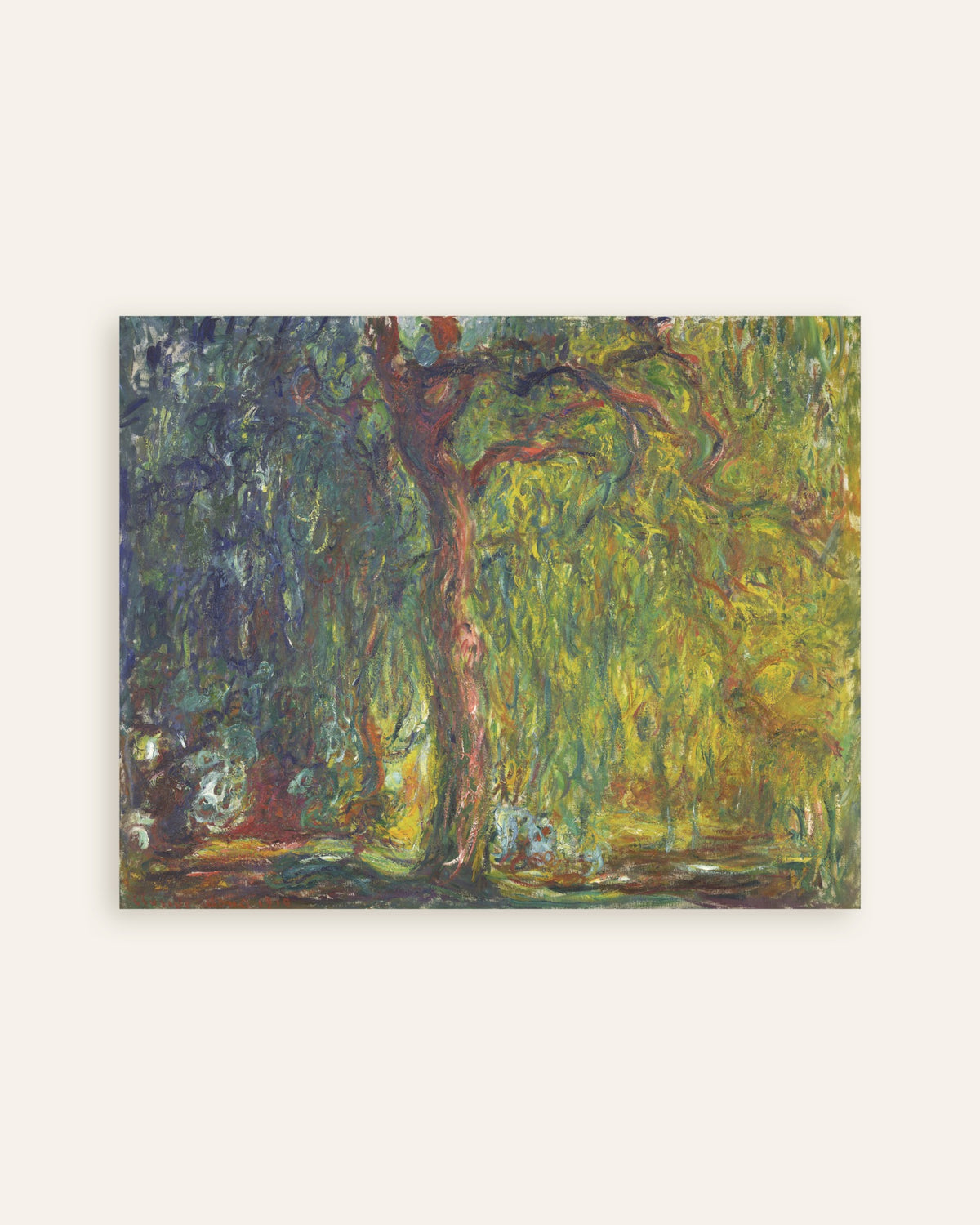 Affiche Saule pleureur (1918–1919) de Claude Monet, miniature