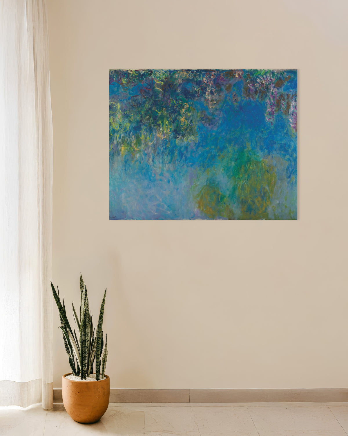 Affiche Glycines (vers 1925) de Claude Monet