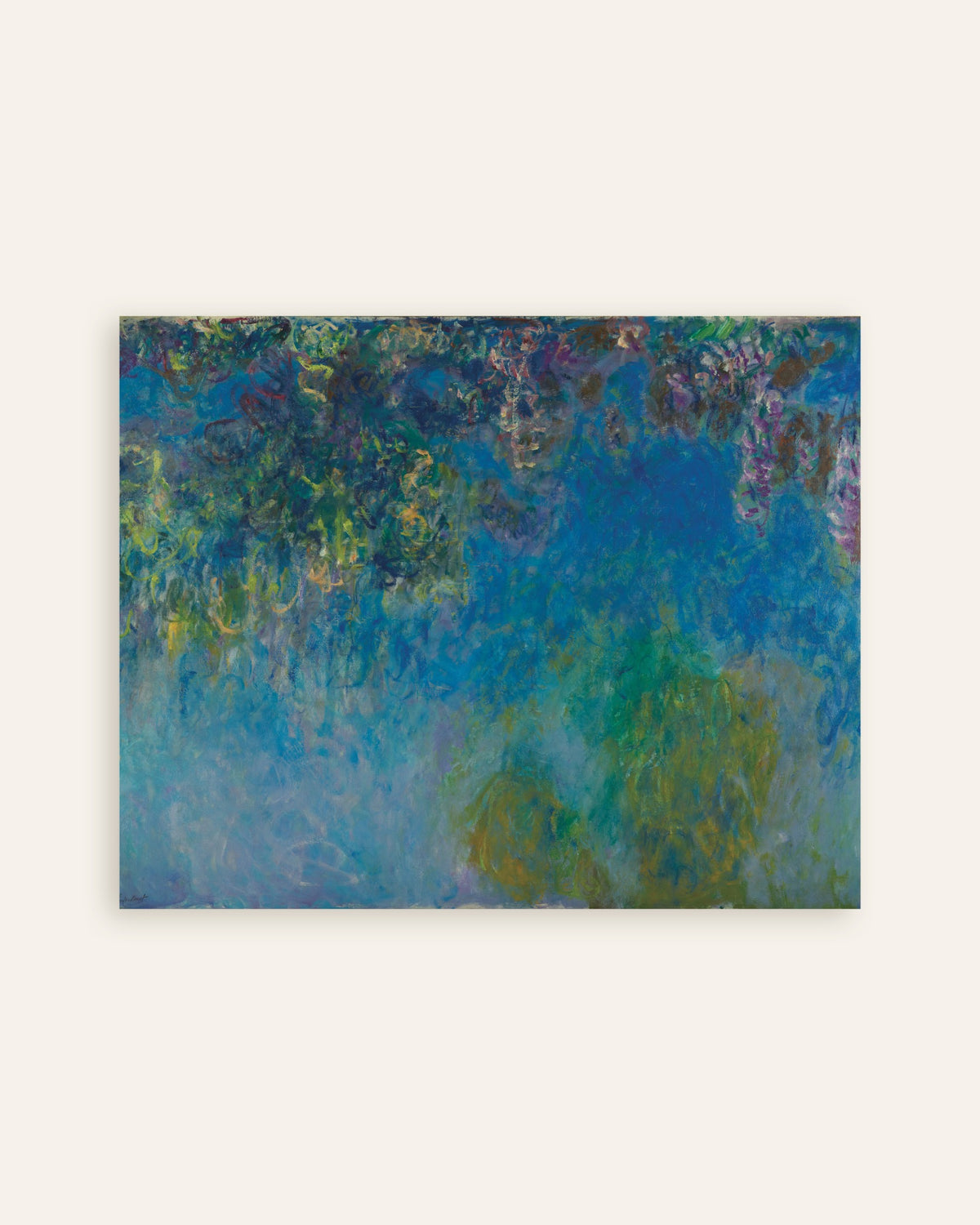 Affiche Glycines (vers 1925) de Claude Monet, miniature