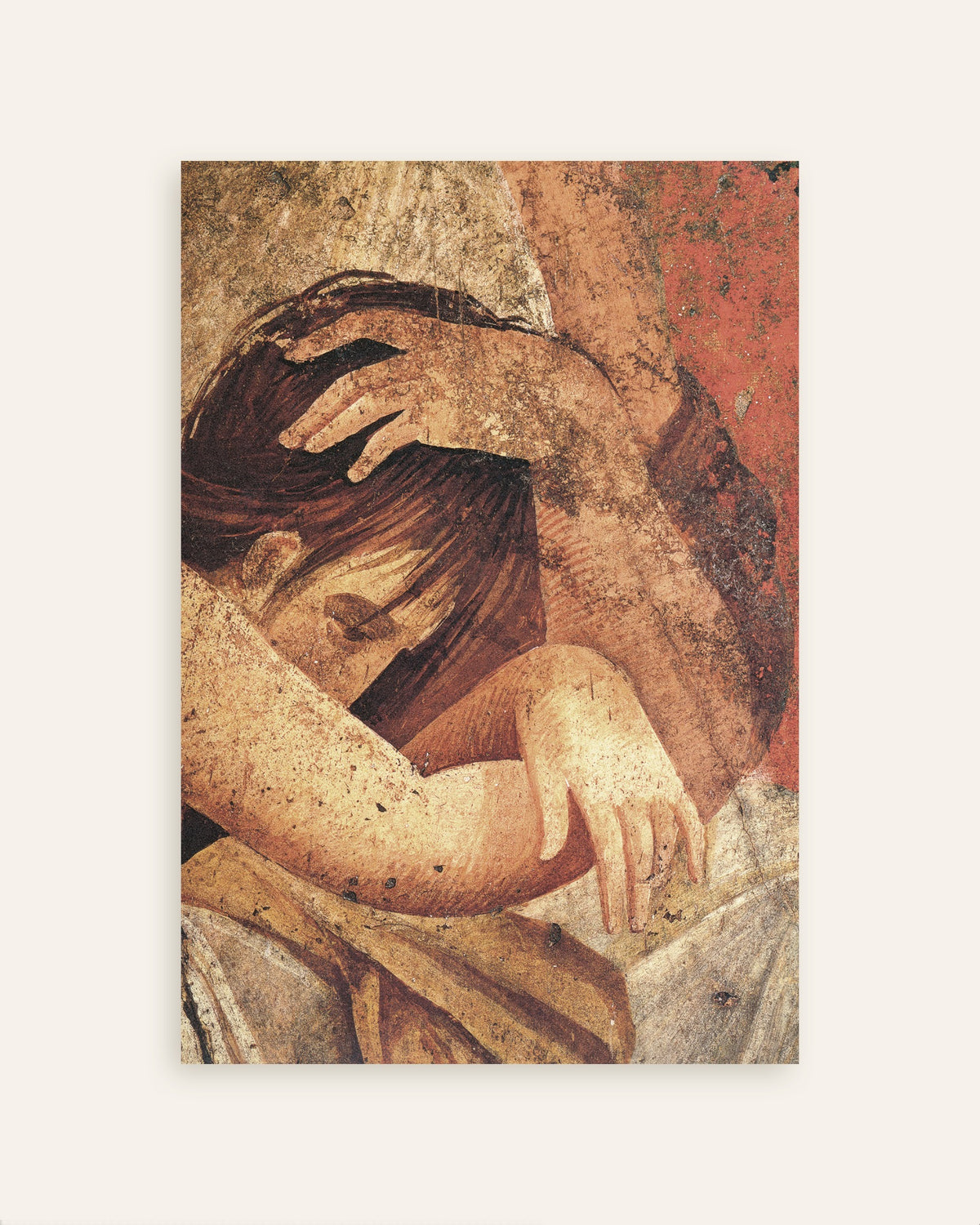 Poster de Femme réconfortant une initiée - Villa des Mystères de Pompéi, vignette