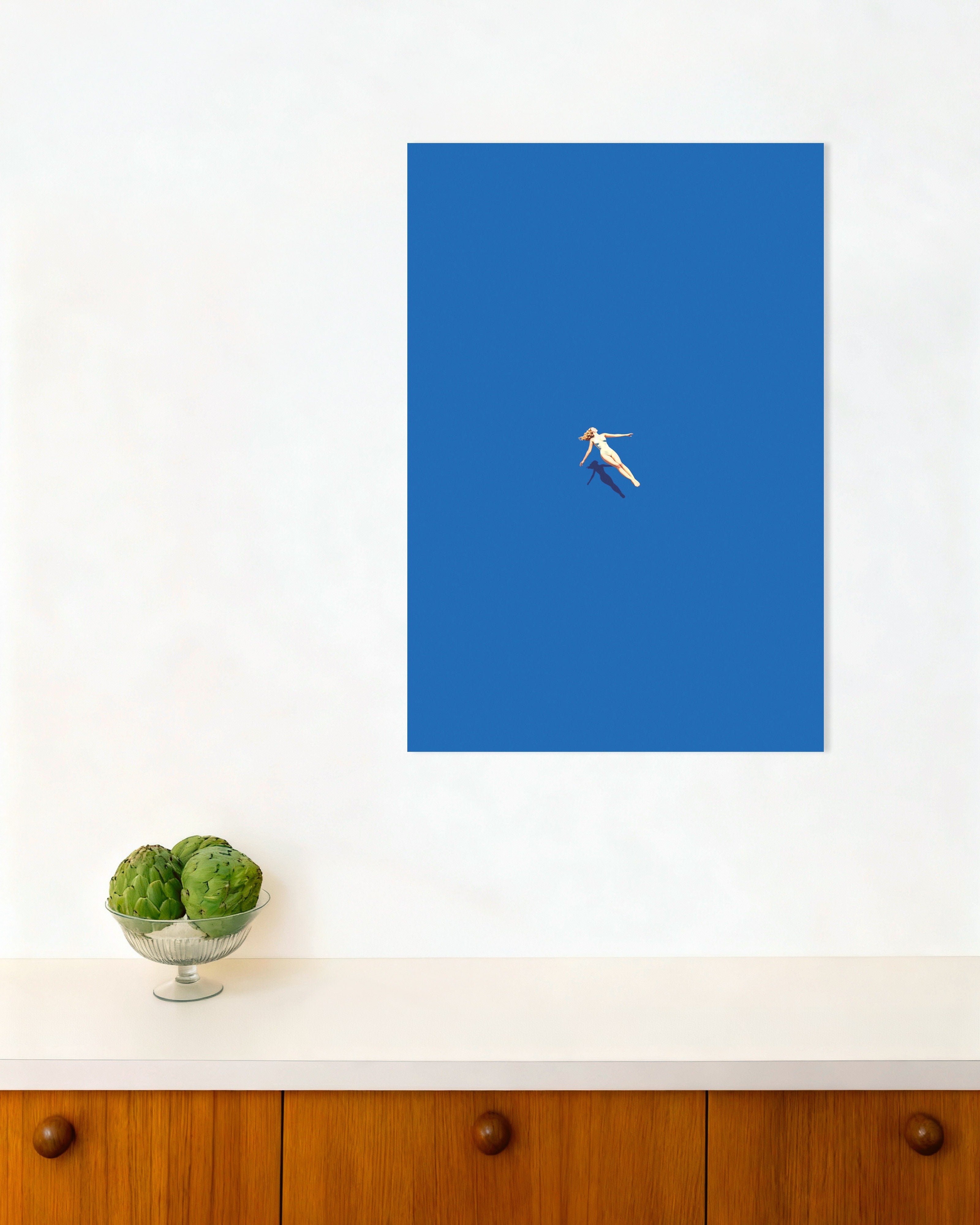 Poster of Woman floating on water, SPA poster